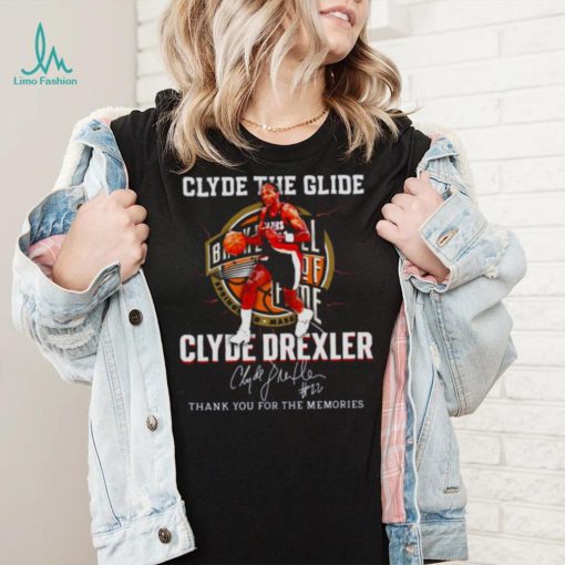 Clyde Drexler The Glide Basketball Vintage Retro shirt