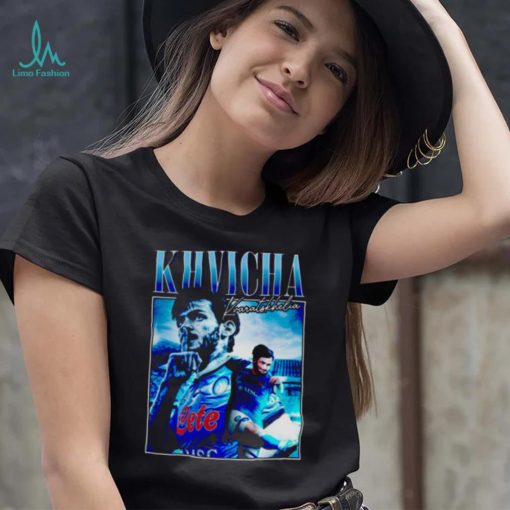Collage Design Football Khvicha Kvaratskhelia Kvara shirt