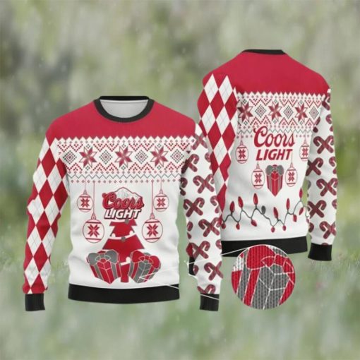 Coors Light Beer Ugly Sweater, Faux Wool Sweater, Christmas Gifts For Beer Lovers, International Beer Day, Best Christmas Gifts For 2022 – Prinvity