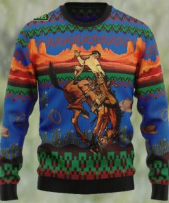 Cowboy Desert Ugly Christmas Sweater