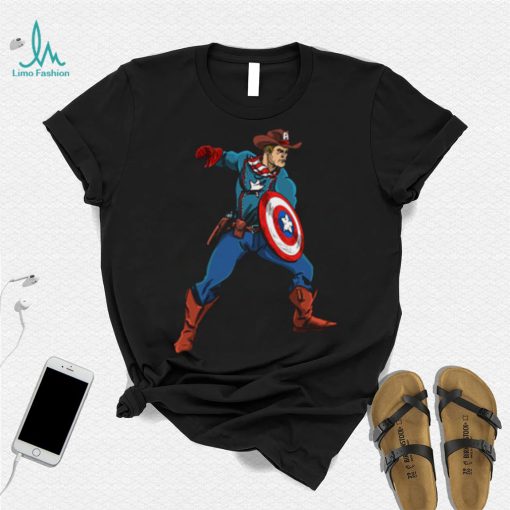 Cowboys Captain America T Shirt