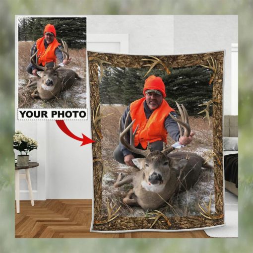 Custom Hunting Image Blanket