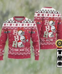 Customized Arizona Cardinals Ugly Christmas Sweater, Faux Wool Sweater, National Football League, Gifts For Fans Football Nfl, Football 3D Ugly Sweater, Merry Xmas – Prinvity