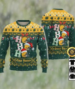 Customized Green Bay Packers Ugly Christmas Sweater, Faux Wool Sweater, National Football League, Gifts For Fans Football Nfl, Football 3D Ugly Sweater – Prinvity