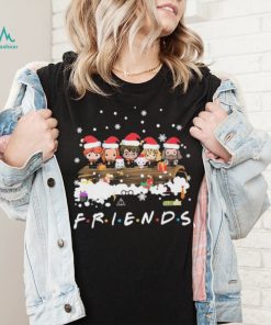 Cute Harry Potter Character With Friend’s Christmas Shirt