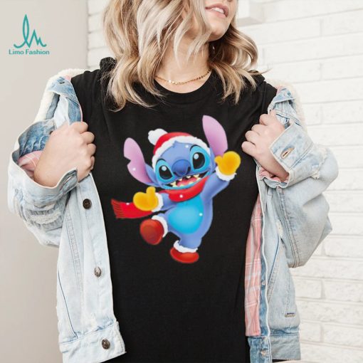 Cute Santa Stitch Christmas Shirt