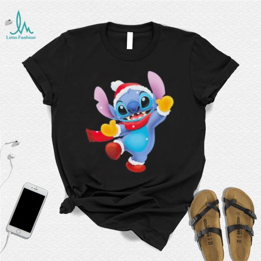 Cute Santa Stitch Christmas Shirt