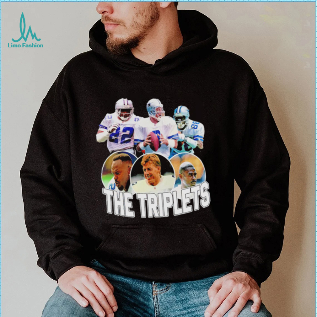 Dallas Cowboys Dak Prescott and Troy Aikman and Michael Irvin the triplets  shirt - Limotees