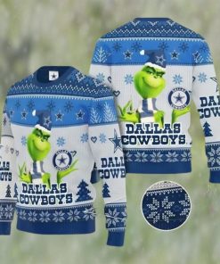 Dallas Cowboys Ugly Sweater Grinch Dallas Cowboys Ugly Christmas Sweater For Christmas