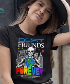 Dave Portnoy Josh Richards Brianna Chickenfry Best Friends Forever skeleton colorful shirt