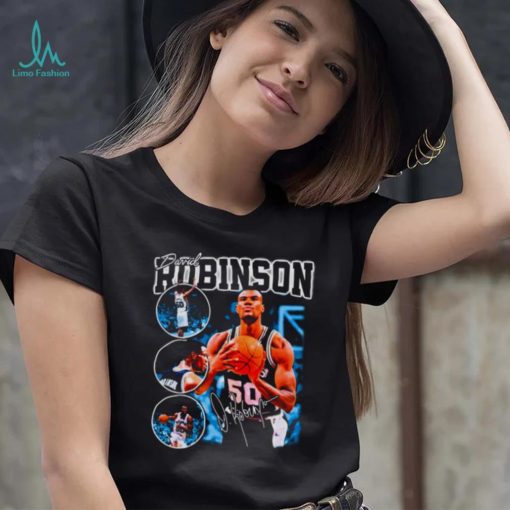 David Robinson Basketball Signature Vintage Retro shirt
