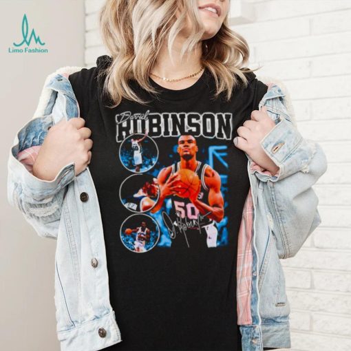David Robinson Basketball Signature Vintage Retro shirt
