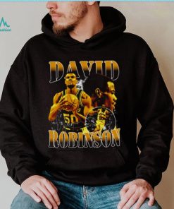 David Robinson Basketball Yellow Design 90s shirt