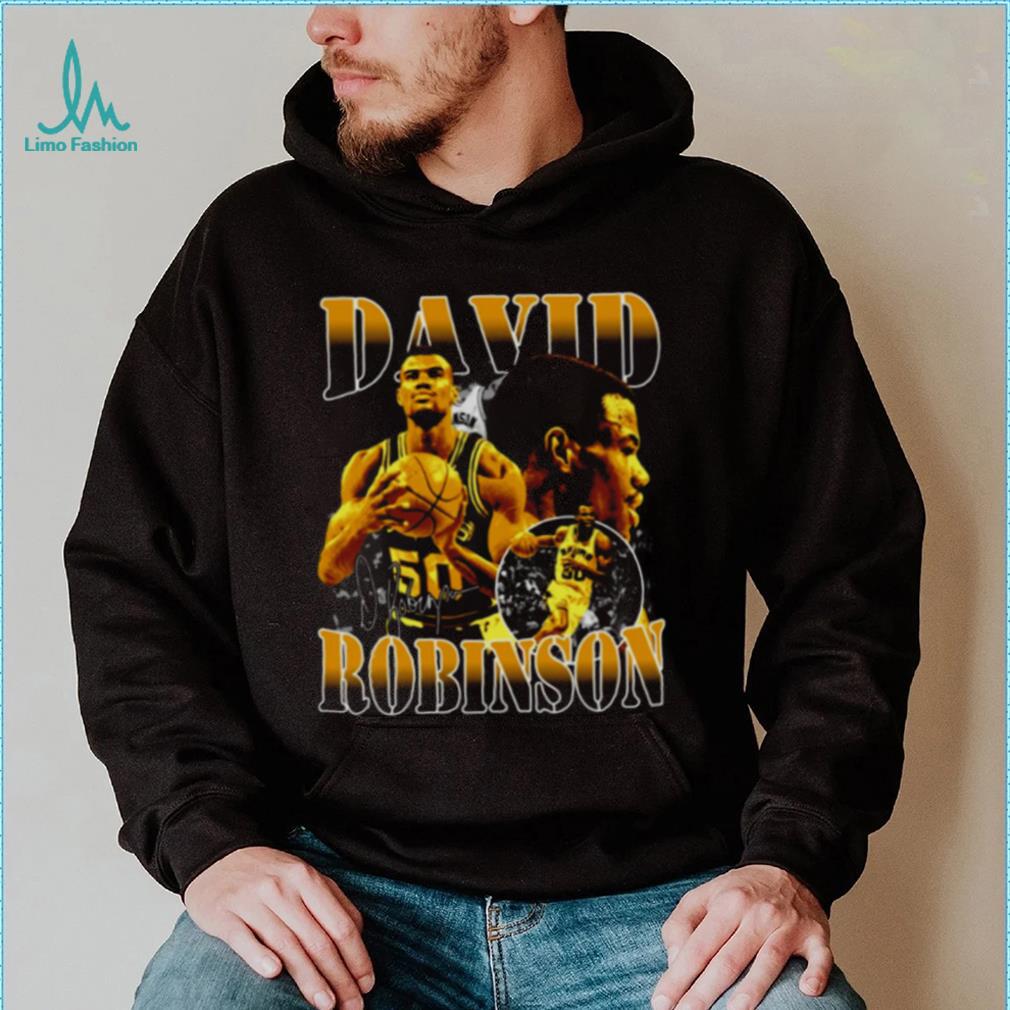 David Robinson Basketball Yellow Design 90s shirt David Robinson Basketball Yellow Design 90s shirt