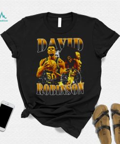 David Robinson Basketball Yellow Design 90s shirt