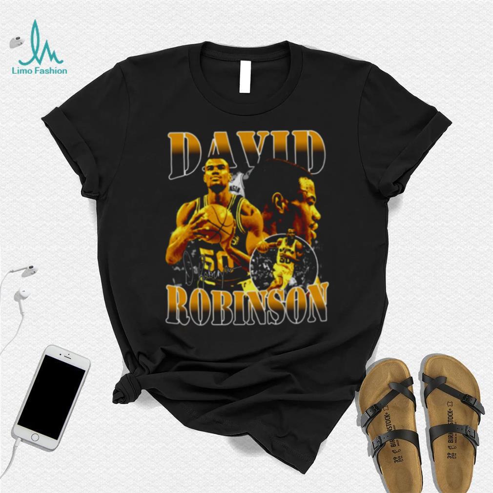 David Robinson Basketball Yellow Design 90s shirt David Robinson Basketball Yellow Design 90s shirt