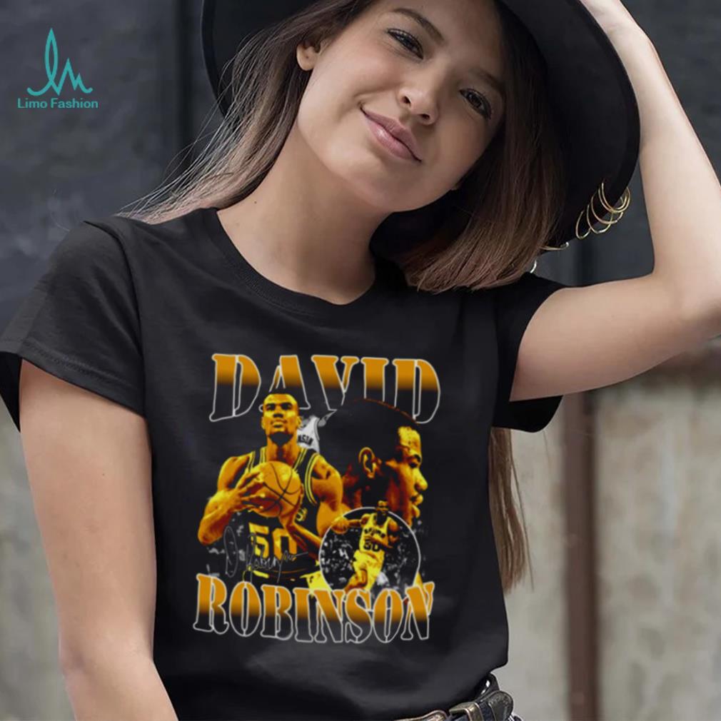 David Robinson Basketball Yellow Design 90s shirt David Robinson Basketball Yellow Design 90s shirt