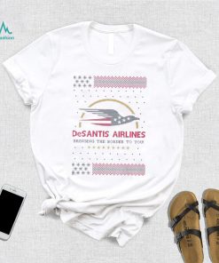 Desantis Airlines Bringing The Border To You Christmas Ugly Sweatshirt
