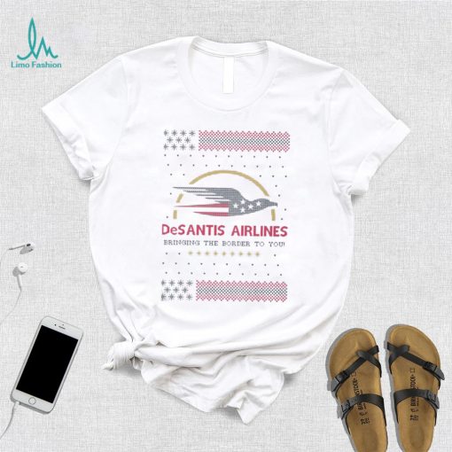 Desantis Airlines Bringing The Border To You Christmas Ugly Sweatshirt