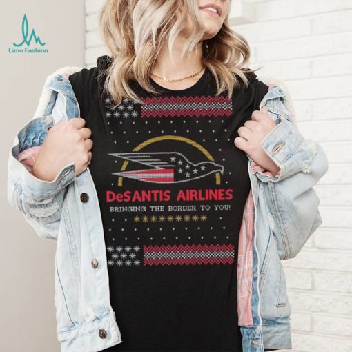 Desantis Airlines Christmas Ugly Shirt