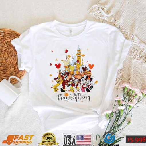Disney Characters Mickey Mouse Thanksgiving Shirt