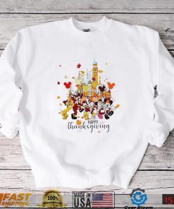 Disney Characters Mickey Mouse Thanksgiving Shirt3