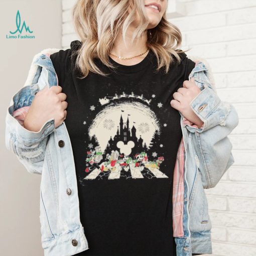 Disney Mickey And Friends Squad Abbey Road Christmas Shirt