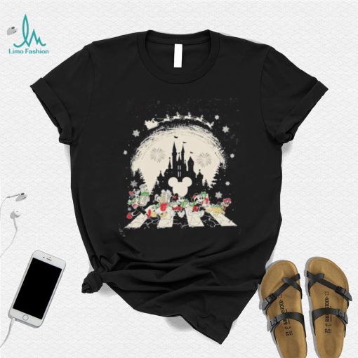 Disney Mickey And Friends Squad Abbey Road Christmas Shirt