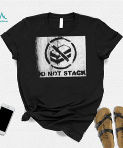 Do not stack Monochrome photo shirt