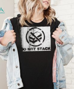 Do not stack Monochrome photo shirt