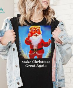 Donald Trump MAGA Santa Claus Make Christmas great again shirt