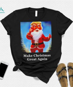 Donald Trump MAGA Santa Claus Make Christmas great again shirt