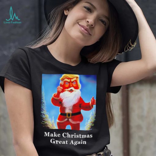 Donald Trump MAGA Santa Claus Make Christmas great again shirt