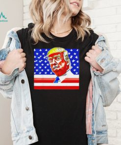 Donald Trump is our hero American flag 2022 art shirt2