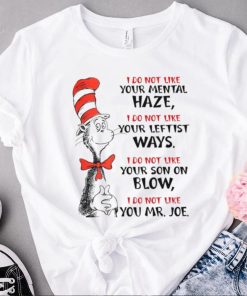 Dr Seuss I do not like your mental haze I do not like your leftist 2022 shirt