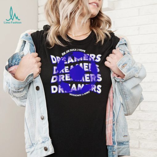 Dreamers soccer RM Jin Suga J Hope shirt