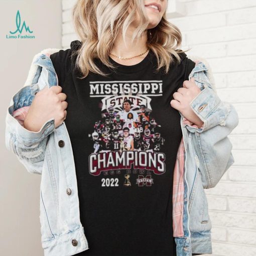 Egg Bowl Champions 2022 Mississippi State Bulldogs Team Shirt