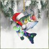 Fishing Vest With Christmas Light Ornament For Fishing Lovers 2