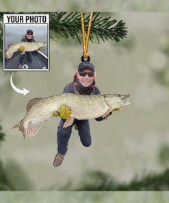 Fishing Custom Photo Ornament