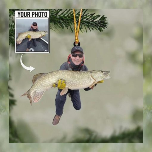 Fishing Custom Photo Ornament