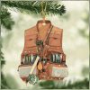 Fishing Vest With Christmas Light Ornament For Fishing Lovers 8