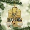 Personalized Christmas Fishing Ornament