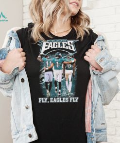 Fly Eagles Fly Aj Brown Jalen Hurts And Devonta Smith Signatures Shirt