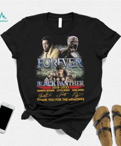 Forever Black Panther 2018 2022 Thank You For The Memories Signatures Shirt