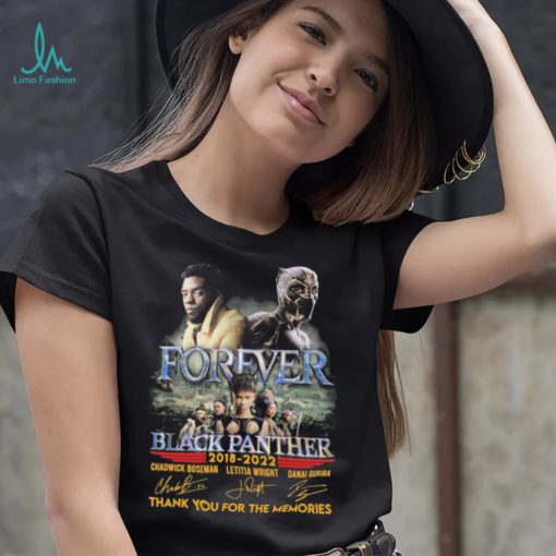 Forever Black Panther 2018 2022 Thank You For The Memories Signatures Shirt