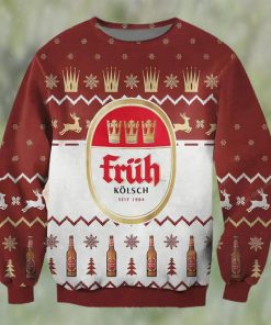 Fruh Kolsch 1904 Beer Ugly Christmas Sweater, Faux Wool Sweater, Gifts For Beer Lovers, International Beer Day, Best Christmas Gifts For 2022 – Prinvity