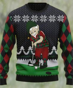 Funny Golf Lover Ugly Christmas Sweater