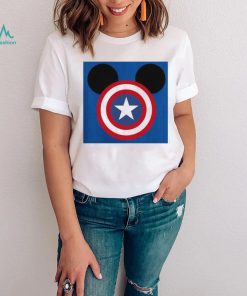 Funny Mickey Marvel Captain America T Shirt