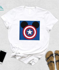 Funny Mickey Marvel Captain America T Shirt