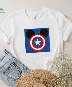 Funny Mickey Marvel Captain America T Shirt